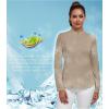 imageLittle Donkey Andy Womens Shirts Long Sleeve 14 Zip UPF50 UV Sun Protection Quick Dry Workout Hiking Athletic ShirtsMicrocollar Dark Khaki