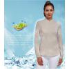 imageLittle Donkey Andy Womens Shirts Long Sleeve 14 Zip UPF50 UV Sun Protection Quick Dry Workout Hiking Athletic ShirtsMicrocollar Light Khaki