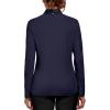 imageLittle Donkey Andy Womens Shirts Long Sleeve 14 Zip UPF50 UV Sun Protection Quick Dry Workout Hiking Athletic ShirtsMicrocollar Purple