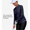 imageLittle Donkey Andy Womens Shirts Long Sleeve 14 Zip UPF50 UV Sun Protection Quick Dry Workout Hiking Athletic ShirtsMicrocollar Purple