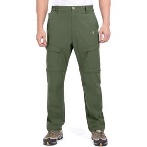 imageLittle Donkey Andy Mens Stretch Convertible Pants ZipOff QuickDry Hiking Pants UV Protection LightweightSage