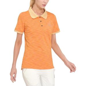 imageLittle Donkey Andy Womens Lightweight Short Sleeve Golf Polo Shirt 3Buttons Collared Quick Dry Moisture Wicking UPF 50Heather Yellow