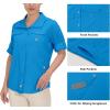 imageLittle Donkey Andy Womens Hoodie Long Sleeve Shirt UPF 50 Sun Protection Outdoor Quick Dry Fishing Hiking ShirtsHood Diva Blue