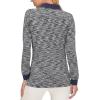 imageLittle Donkey Andy Womens Long Sleeve Golf Athletic Polo Shirt Lightweight Quick Dry UPF50 MoistureWicking 3Button DesignHeather Blue