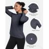 imageLittle Donkey Andy Womens Quick Dry Sun Protection UPF Hoodie Shirt Long Sleeve Breathable for Fishing Hiking OutdoorDeep Gray