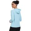 imageLittle Donkey Andy Womens Quick Dry Sun Protection UPF Hoodie Shirt Long Sleeve Breathable for Fishing Hiking OutdoorLight Blue