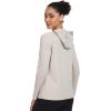 imageLittle Donkey Andy Womens Quick Dry Sun Protection UPF Hoodie Shirt Long Sleeve Breathable for Fishing Hiking OutdoorLight Khaki