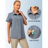 imageLittle Donkey Andy Womens Shirt UPF 50 UV Breathable Short Sleeve Shirt Fishing Hiking Button Down ShirtsBlue