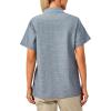 imageLittle Donkey Andy Womens Shirt UPF 50 UV Breathable Short Sleeve Shirt Fishing Hiking Button Down ShirtsBlue