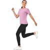 imageLittle Donkey Andy Womens Short Sleeve Quick Dry TShirt Crew Neck Athletic Shirts for Golf Running Breathable UPF 50Rose Purple