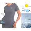 imageLittle Donkey Andy Womens Short Sleeve Quick Dry TShirt Sun Protection Workout Stretch Basic Tops Tee