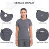 imageLittle Donkey Andy Womens Short Sleeve Quick Dry TShirt Sun Protection Workout Stretch Basic Tops Tee