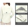 imageLittle Donkey Andy Womens UV Protection Shirt UPF 50 Breathable Long Sleeve Fishing Shirt AirHoles TechWhite Heather