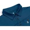 imageLittle Donkey Andy Womens Ultra Stretch Quick Dry Lightweight Golf Polo Shirts Moisture Wicking Top UPF50 Tennis SportsLong Sleeve Navy
