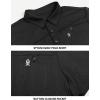 imageLittle Donkey Andy Womens Ultra Stretch Quick Dry Lightweight Golf Polo Shirts Moisture Wicking Top UPF50 Tennis SportsShort Sleeve Black
