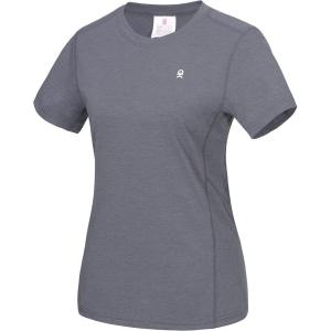 imageLittle Donkey Andy Womens Short Sleeve Quick Dry TShirt Sun Protection Workout Stretch Basic Tops Tee