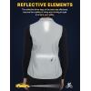 imageLittle Donkey Andy Windproof Sleeveless Vest Jacket for Women WaterRepellent Stretch Sports Vest for Cycling RunningWhite