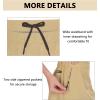 imageLittle Donkey Andy Womens Golf Skort Lightweight High Waisted Athletic Skirt for Tennis RunningSummer Khaki