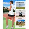 imageLittle Donkey Andy Womens Golf Vest Outerwear with Pleated Hem Sleeveless Athletic Jacket for Running Yoga TennisGolf Vestwhite