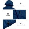 imageLittle Donkey Andy Womens Packable Rain Jacket Waterproof Lightweight Rain Coat with Hood for Golf Cycling HikingClassic Blue