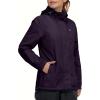 imageLittle Donkey Andy Womens Packable Rain Jacket Waterproof Lightweight Rain Coat with Hood for Golf Cycling HikingPurple