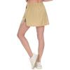imageLittle Donkey Andy Womens Golf Skort Lightweight High Waisted Athletic Skirt for Tennis RunningSummer Khaki