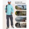 imageLittle Donkey Andy Mens UPF 50 Lightweight Full Zip Packable Hoodie Jackets Long Sleeve Sun Shirt for HikingBlue Tint