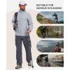 imageLittle Donkey Andy Mens UPF 50 Lightweight Full Zip Packable Hoodie Jackets Long Sleeve Sun Shirt for HikingQuarry