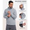 imageLittle Donkey Andy Mens UPF 50 Lightweight Full Zip Packable Hoodie Jackets Long Sleeve Sun Shirt for HikingQuarry