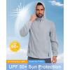 imageLittle Donkey Andy Mens UPF 50 Lightweight Full Zip Packable Hoodie Jackets Long Sleeve Sun Shirt for HikingQuarry