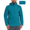 imageLittle Donkey Andy Mens UPF 50 Lightweight Full Zip Packable Hoodie Jackets Long Sleeve Sun Shirt for HikingFjord Blue