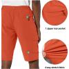 imageLittle Donkey Andy Mens 11 Inch Quick Dry Bermuda Stretch Cargo Shorts Hiking Travel GolfB Orange
