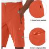 imageLittle Donkey Andy Mens 11 Inch Quick Dry Bermuda Stretch Cargo Shorts Hiking Travel GolfB Orange
