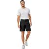 imageLittle Donkey Andy Mens Casual Shorts 9 Inch Inseam Stretch Running Golf Hiking Shorts with 4 PocketsBlack