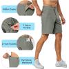 imageLittle Donkey Andy Mens Casual Shorts 9 Inch Inseam Stretch Running Golf Hiking Shorts with 4 PocketsGreen