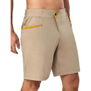 imageLittle Donkey Andy Mens Casual Shorts 9 Inch Inseam Stretch Running Golf Hiking Shorts with 4 PocketsBeige