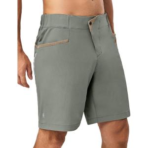 imageLittle Donkey Andy Mens Casual Shorts 9 Inch Inseam Stretch Running Golf Hiking Shorts with 4 PocketsGreen
