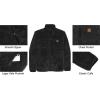 imageLittle Donkey Andy Mens Fleece Lined Jacket Fuzzy Sherpa Full Zip Thermal Coat Lightweight Outwear for Fall WinterBlack