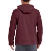 imageLittle Donkey Andy Mens Full Zip Packable UPF 50 Lightweight Hoodie Jackets Long Sleeve Sun Shirt for HikingBiking Red
