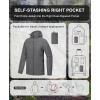 imageLittle Donkey Andy Mens Full Zip Packable UPF 50 Lightweight Hoodie Jackets Long Sleeve Sun Shirt for HikingCastlerock