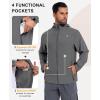 imageLittle Donkey Andy Mens Full Zip Packable UPF 50 Lightweight Hoodie Jackets Long Sleeve Sun Shirt for HikingCastlerock