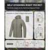 imageLittle Donkey Andy Mens Full Zip Packable UPF 50 Lightweight Hoodie Jackets Long Sleeve Sun Shirt for HikingLoden Green