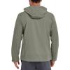 imageLittle Donkey Andy Mens Full Zip Packable UPF 50 Lightweight Hoodie Jackets Long Sleeve Sun Shirt for HikingLoden Green