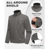 imageLittle Donkey Andy Mens Lightweight Softshell Jacket Windbreaker Waterproof Jacket with 3 Pockets for Running Golf HikingIron Gray