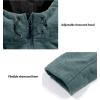 imageLittle Donkey Andy Mens Polar Warm Fleece Jackets for Hiking Travel Casual WinterMineral Blue Heather