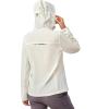 imageLittle Donkey Andy Womens UPF 50 Hoodie Jackets Long Sleeve Breathable Lightweight Hiking Shirt AirHoles Tech