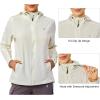 imageLittle Donkey Andy Womens UPF 50 Hoodie Jackets Long Sleeve Breathable Lightweight Hiking Shirt AirHoles Tech