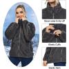imageLittle Donkey Andy Womens Winter Hoodies Sherpa Fleece Jacket Warm Lightweight Sweatshirt Zip Up Outerwear Fuzzy CoatB1dark Grey