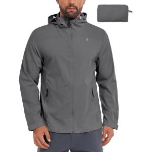 imageLittle Donkey Andy Mens Full Zip Packable UPF 50 Lightweight Hoodie Jackets Long Sleeve Sun Shirt for HikingCastlerock