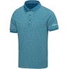 imageLittle Donkey Andy Mens Short Sleeve Polo Shirt Quick Dry Moisture Wicking Sun Protection Athletics Pullover Golf ShirtAzure Blue